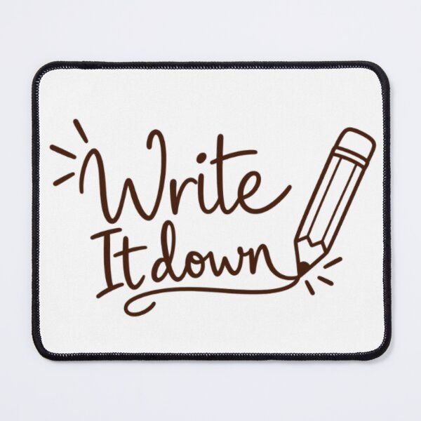 Item preview, Write It Down – Cute Pencil Writing Design designed and sold by SimsimahLaughs.