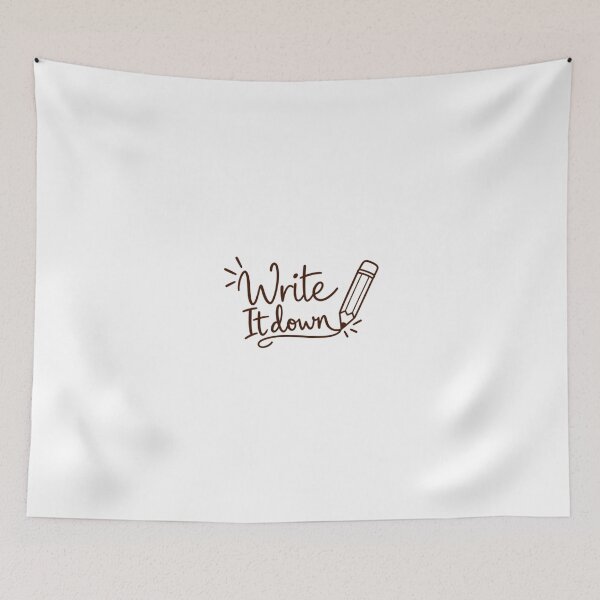 Item preview, Write It Down – Cute Pencil Writing Design designed and sold by SimsimahLaughs.