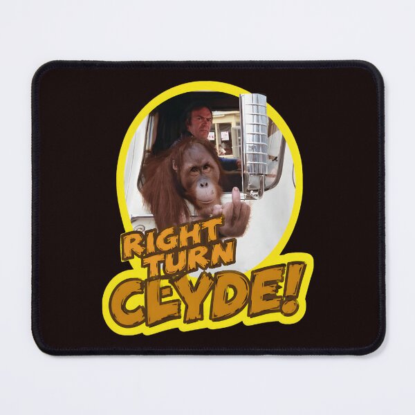 Item preview, Right Turn Clyde Orangutan Middle Finger Funny Retro designed and sold by HEEIKA-ART.