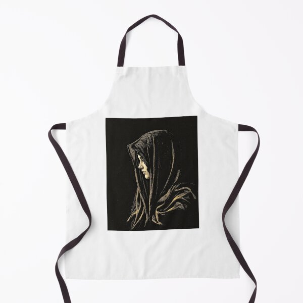 Item preview, Veiled Lady Vintage Engraving, Victorian Mourning designed and sold by GildedFolio.