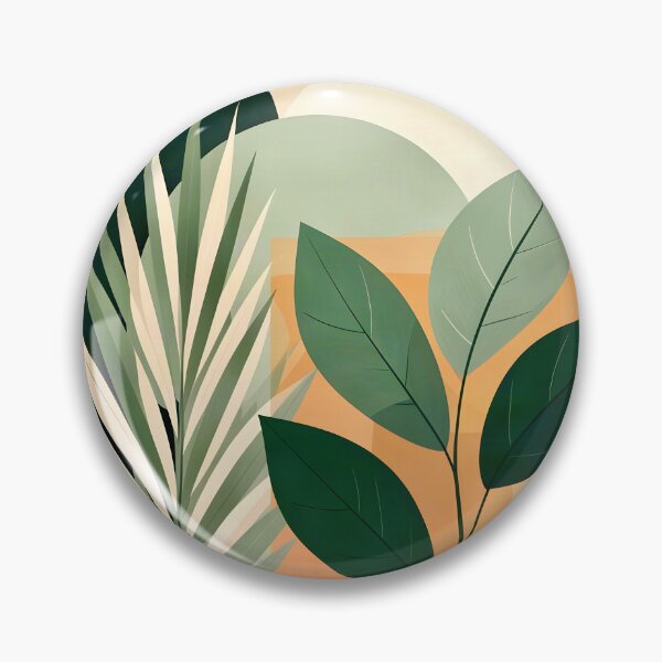 Item preview, Boho Terracotta Geometric Leaf Relief designed and sold by Vicky Brago-Mitchell®.
