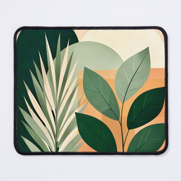 Item preview, Boho Terracotta Geometric Leaf Relief designed and sold by Vicky Brago-Mitchell®.