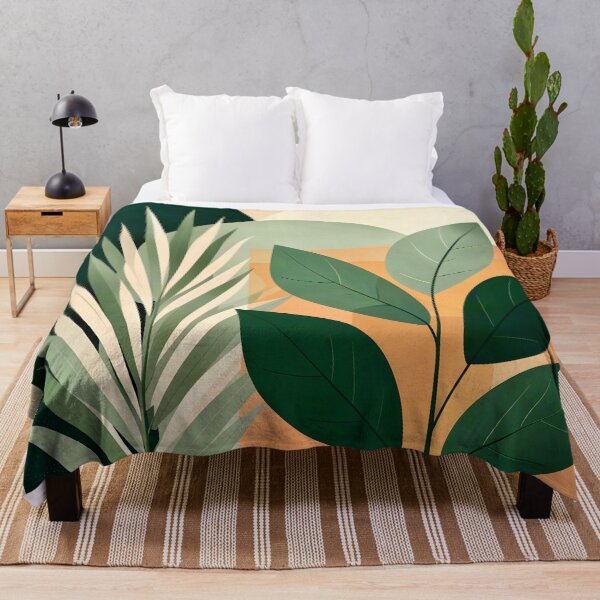 Item preview, Boho Terracotta Geometric Leaf Relief designed and sold by Vicky Brago-Mitchell®.
