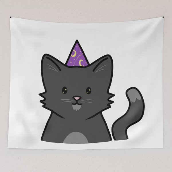 Item preview, Wizard Cat designed and sold by WitchGalaxy.