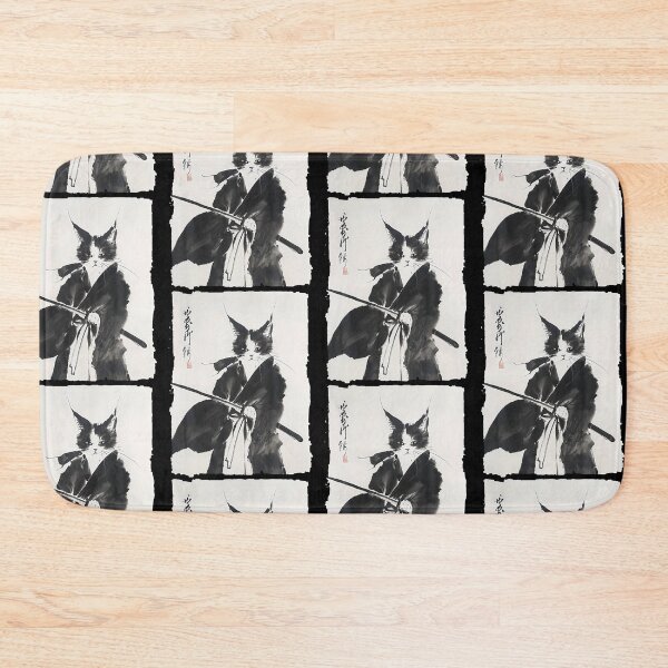 Item preview, Samurai Cat Vintage Ukiyo-E Warrior Art Graphic Cat Art designed and sold by serialcarachts.