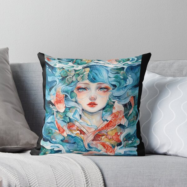 Item preview, Blue Hair Ocean Girl designed and sold by raisine.