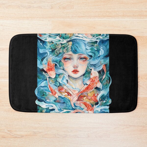 Item preview, Blue Hair Ocean Girl designed and sold by raisine.