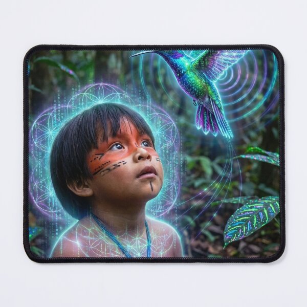 Item preview, Guardian of the Forest | Visionary Art of Spirit and Nature designed and sold by RoninGangStudio.