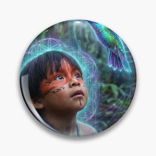 Item preview, Guardian of the Forest | Visionary Art of Spirit and Nature designed and sold by RoninGangStudio.