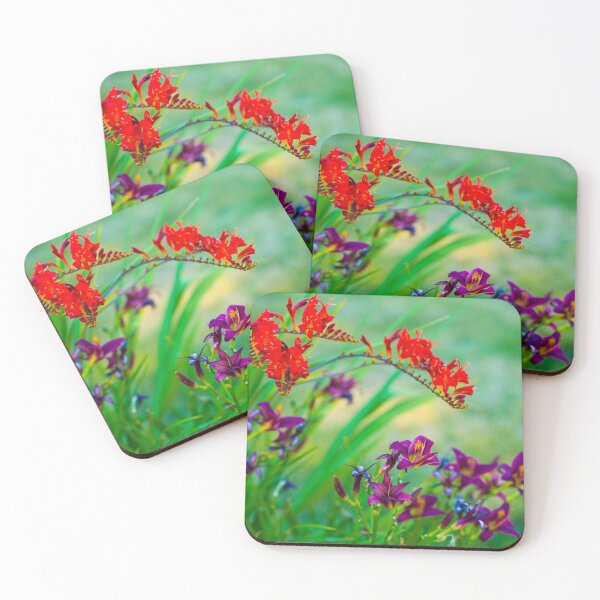 Item preview, Vibrant Red and Purple Blooms designed and sold by jklune.