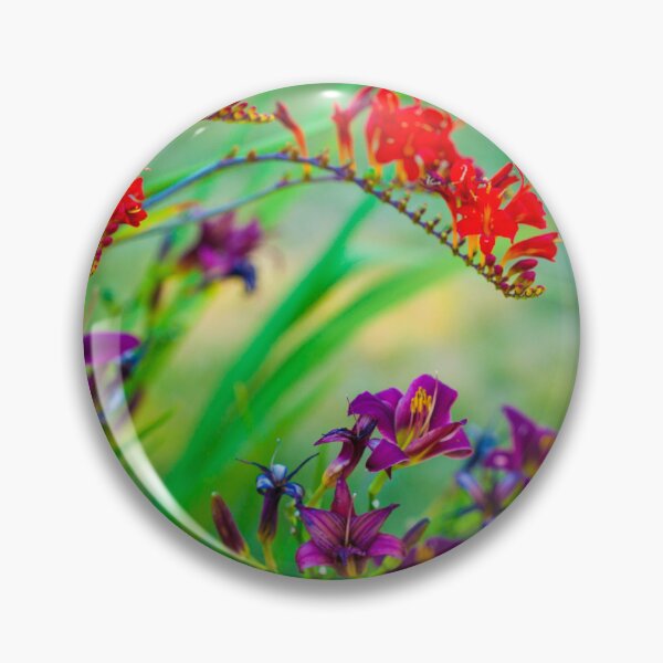 Item preview, Vibrant Red and Purple Blooms designed and sold by jklune.