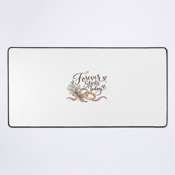 Item preview, Forever Starts Today – Wedding Rings Floral Design designed and sold by SimsimahLaughs.