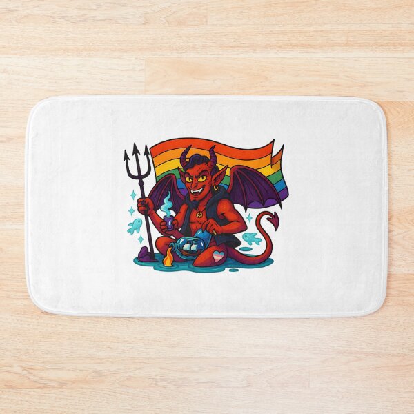 Item preview, Pride Devil With Trident And Flag designed and sold by ameerbe-rnstein.