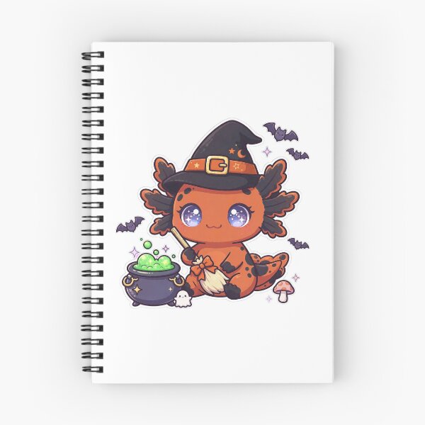 Item preview, Halloween Axolotl designed and sold by ArtristahxDesigns.