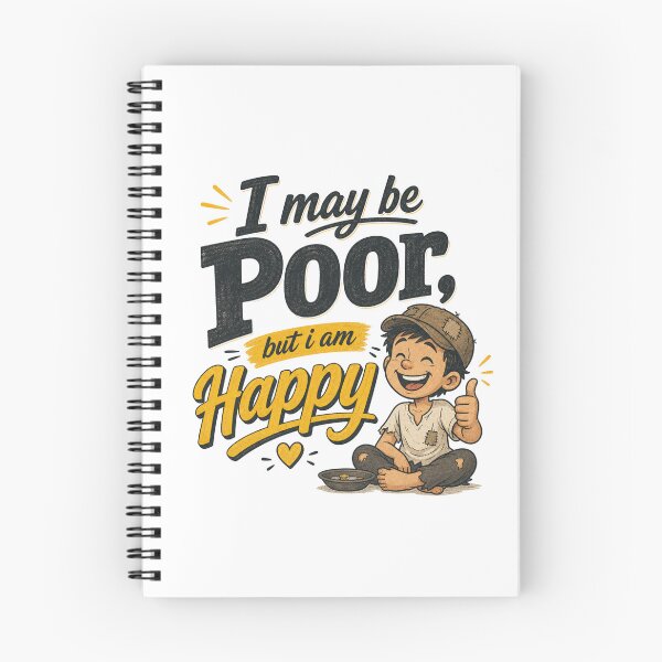 Item preview, I May Be Poor But I Am Happy designed and sold by GoodPlaceToShop.