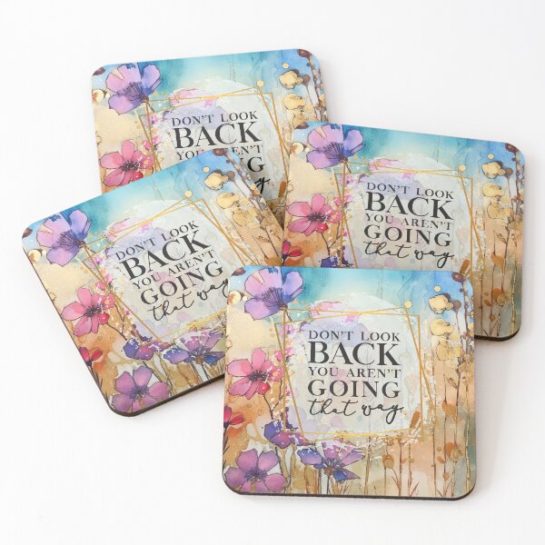 Item preview, 'Don't Look Back...'- Inspirational Quote Art designed and sold by DEC02.