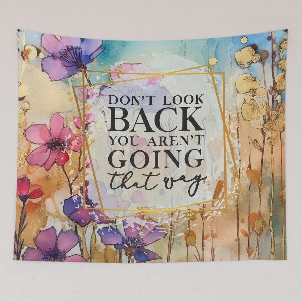 Item preview, 'Don't Look Back...'- Inspirational Quote Art designed and sold by DEC02.