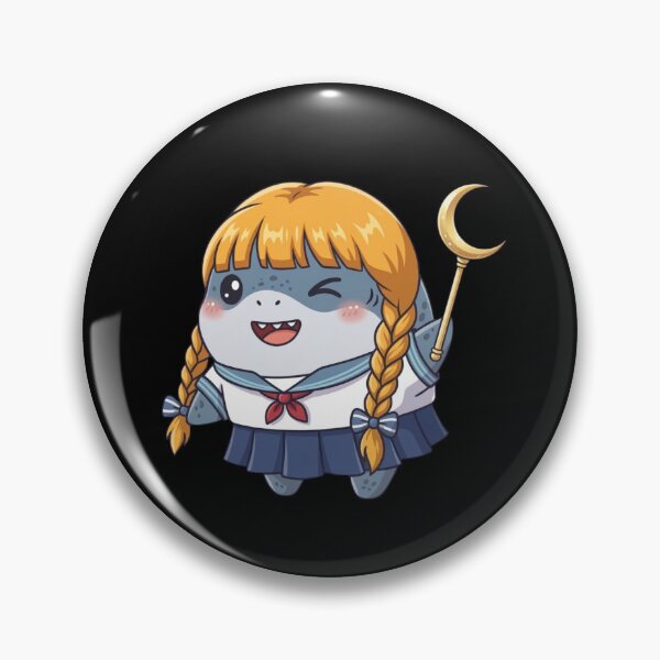 Item preview, Cute Magical Sailor Shark designed and sold by Nature's Chibis.