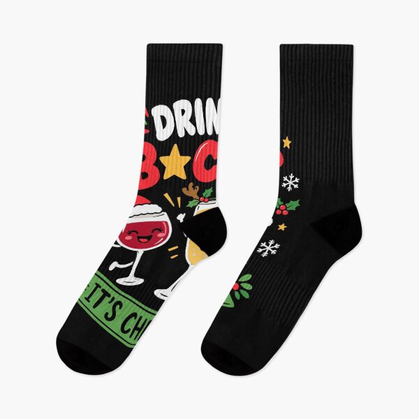 Item preview, Inappropriate Christmas Drink Up Bitches Funny Holiday Party designed and sold by mraihan.