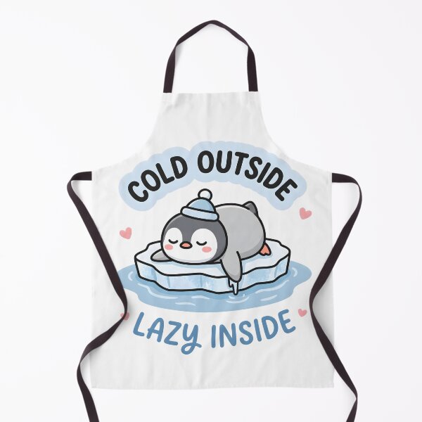 Item preview, Cute Lazy Penguin Winter Ice Floe Cozy Animal Illustration designed and sold by Everyday Vibe Studio.