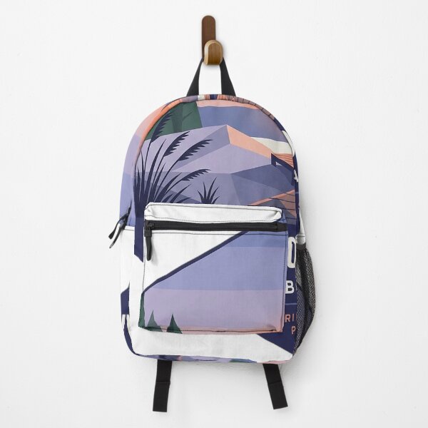 Item preview, Honeymoon Island Blue Hour Geometric Beach Badge Sticker designed and sold by DetourDgn.