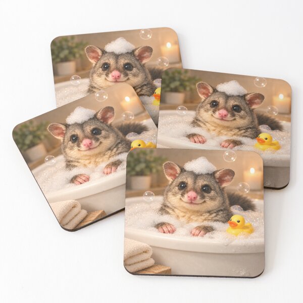 Item preview, Brushtail Possum Bathtub designed and sold by Sillytoe.