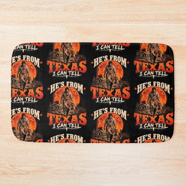 Item preview, Hes From Texas I Can Tell Chainsaw Horror Halloween designed and sold by serialcarachts.