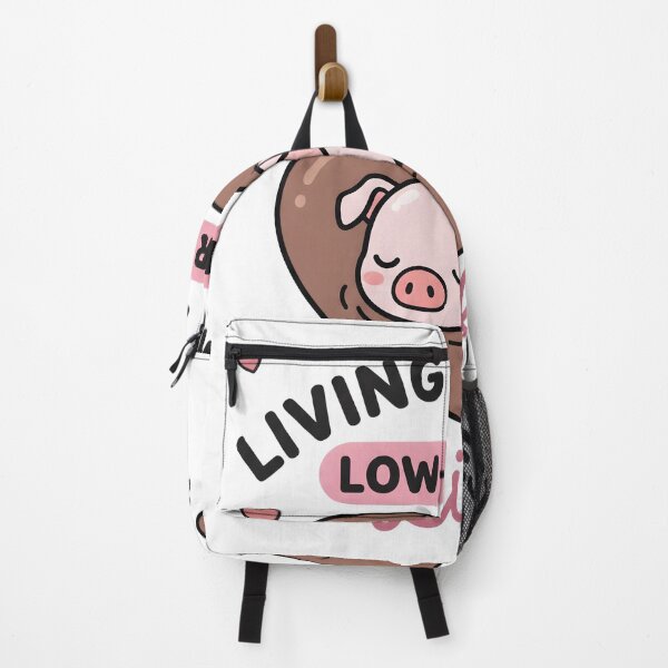 Item preview, Cute Sleeping Pig in Heart-Shaped Bed – Cozy Lazy Life Illustration designed and sold by Everyday Vibe Studio.