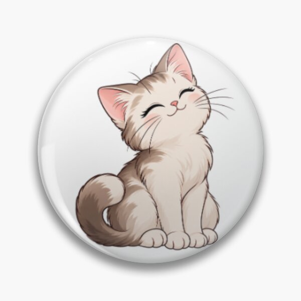 Item preview, Cute Happy Cat – Adorable Smiling Kitten Design designed and sold by SimsimahLaughs.