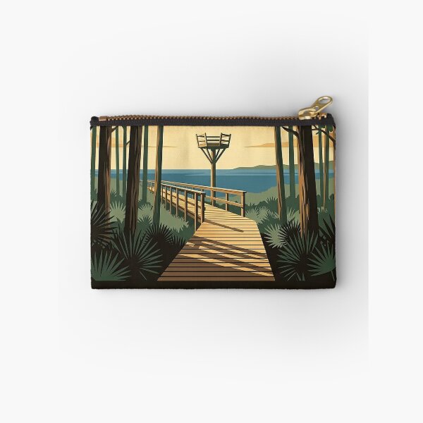 Item preview, Honeymoon Island Osprey Nature Trail Art Deco Sticker designed and sold by DetourDgn.
