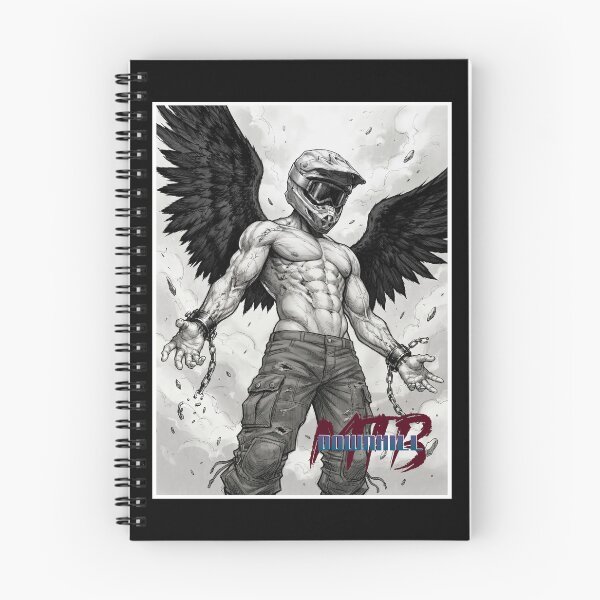 Item preview, Manga and anime-style design featuring a downhill MTB expert, created for extreme sports enthusiasts. #2 designed and sold by UrbanTRIP.