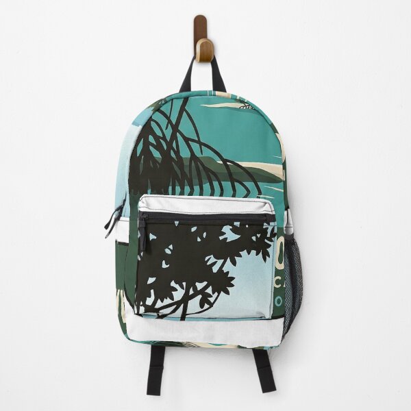 Item preview, Honeymoon Island Pelican Cove Mangrove Sticker Florida designed and sold by DetourDgn.