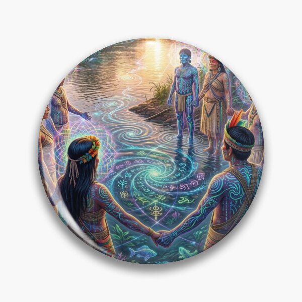 Item preview, Light Ritual — Visions of the Soul | Visionary Spiritual Art · Sacred Threshold designed and sold by RoninGangStudio.