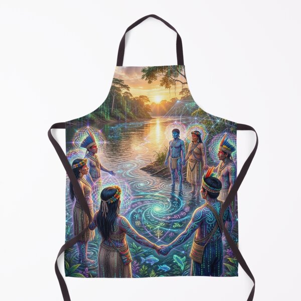 Item preview, Light Ritual — Visions of the Soul | Visionary Spiritual Art · Sacred Threshold designed and sold by RoninGangStudio.