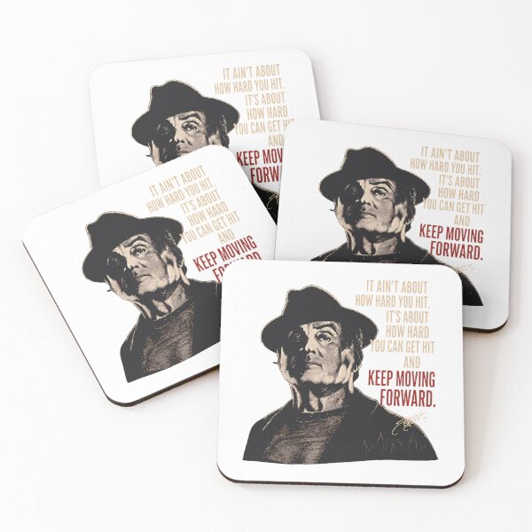 Item preview, Sylvester Stallone It Aint About How Hard You Hit Its About How Hard You Can Get Hit And Keep Moving Forward designed and sold by trinidad-shizue.