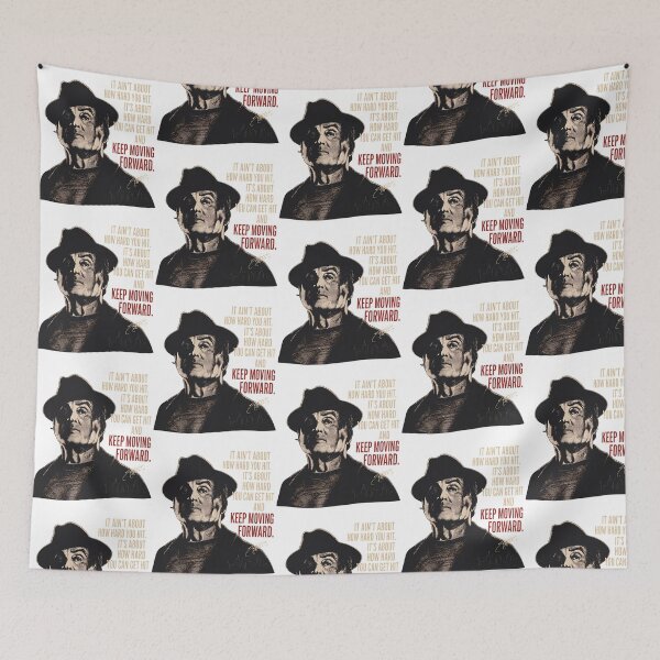 Item preview, Sylvester Stallone It Aint About How Hard You Hit Its About How Hard You Can Get Hit And Keep Moving Forward designed and sold by trinidad-shizue.
