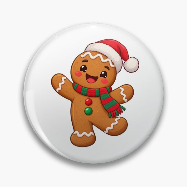Item preview, Christmas Gingerbread Boy Holiday Design designed and sold by Myra365Art.