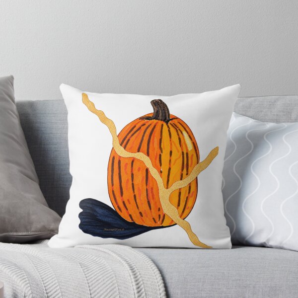 Item preview, Kintsugi Pumpkin – Fragility of Nature & Invisible Illness Art designed and sold by newsuept25.art.