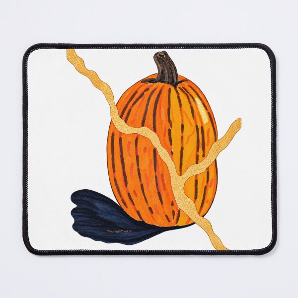 Item preview, Kintsugi Pumpkin – Fragility of Nature & Invisible Illness Art designed and sold by newsuept25.art.