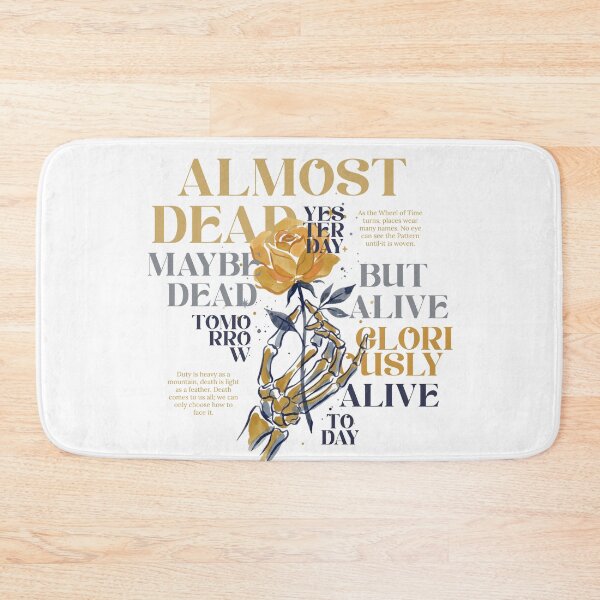 Item preview, Alive Gloriously Alive Today – Wheel of Time Quote Art designed and sold by Coloor.