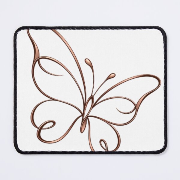 Item preview, Elegant Butterfly – Minimalist Butterfly Line Art designed and sold by SimsimahLaughs.