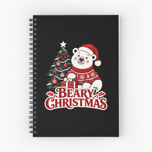 Item preview, Beary Christmas Cute Bear Holiday Christmas Funny Winter  designed and sold by mraihan.