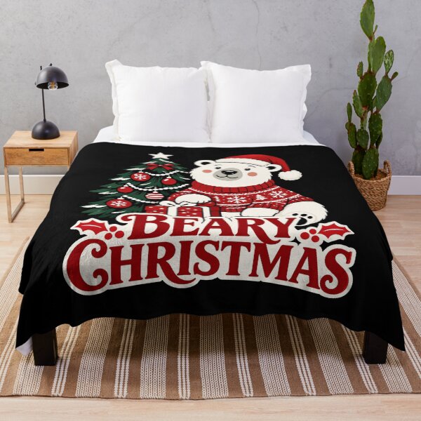 Item preview, Beary Christmas Cute Bear Holiday Christmas Funny Winter  designed and sold by mraihan.