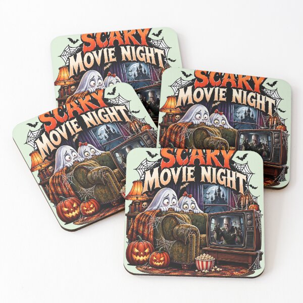 Item preview, Scary Movie Night – Halloween Horror Movie Lover designed and sold by DigiArt8Design.