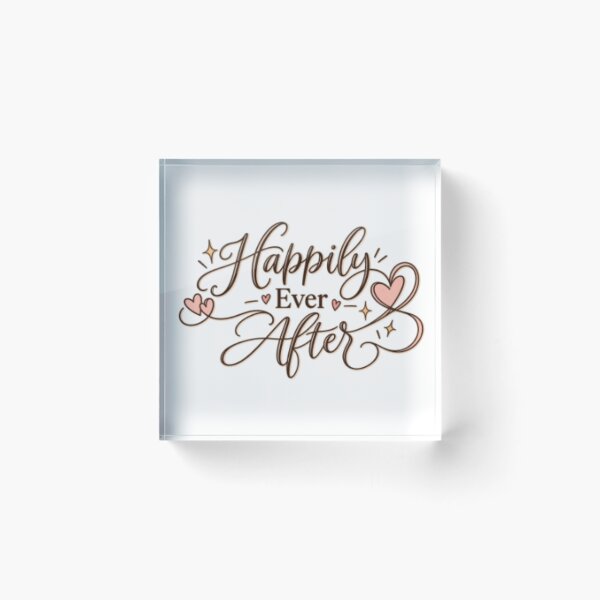 Item preview, Happily Ever After – Romantic Love Typography designed and sold by SimsimahLaughs.