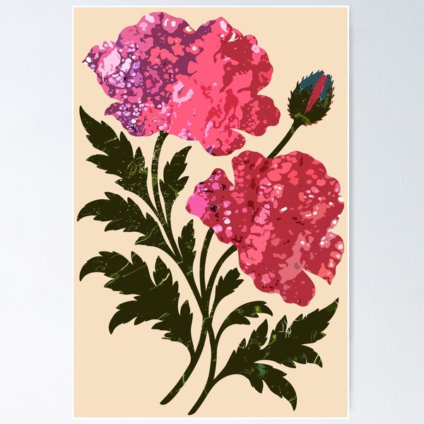 Item preview, Crimson Bloom – Pouring Floral Art designed and sold by GAP90.