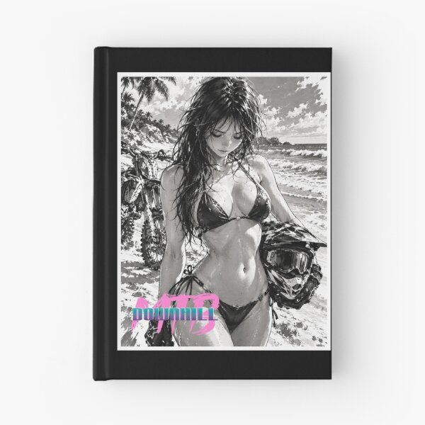 Item preview, Manga and anime-style design featuring a downhill MTB expert, created for extreme sports enthusiasts. #4 designed and sold by UrbanTRIP.