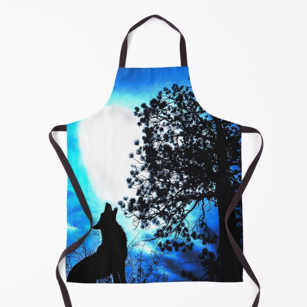Item preview, Wolf Moon Love Behind the Jeffrey Pine designed and sold by PolkaDotStudio.