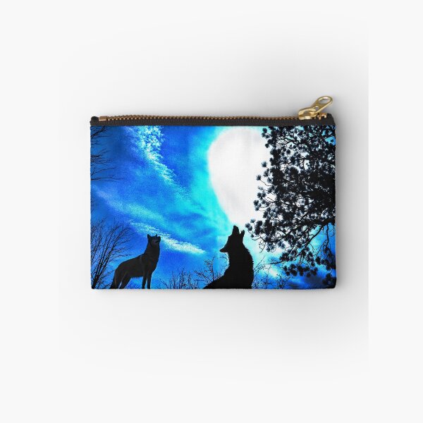 Item preview, Wolf Moon Love Behind the Jeffrey Pine designed and sold by PolkaDotStudio.