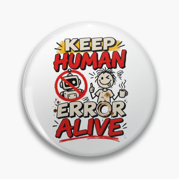 Item preview, Keep Human Error Alive designed and sold by erkancept.